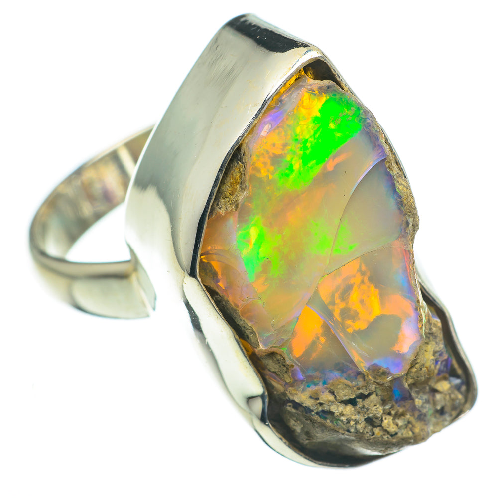 Ethiopian Opal Rings handcrafted by Ana Silver Co - RING60598