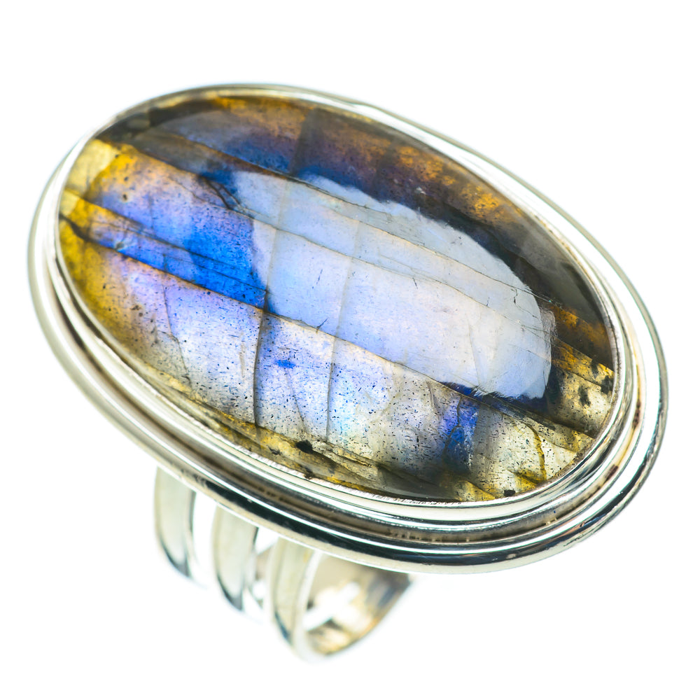 Labradorite Rings handcrafted by Ana Silver Co - RING60633