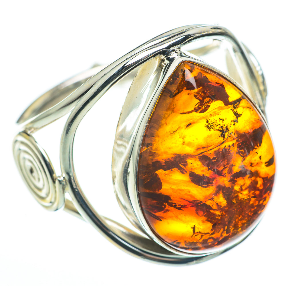 Baltic Amber Rings handcrafted by Ana Silver Co - RING60640