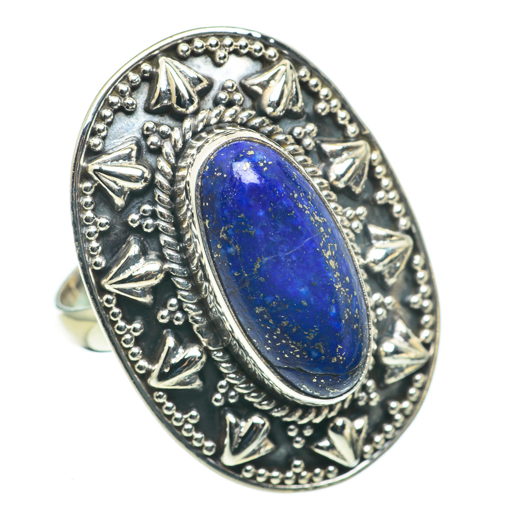Lapis Lazuli Rings handcrafted by Ana Silver Co - RING60656