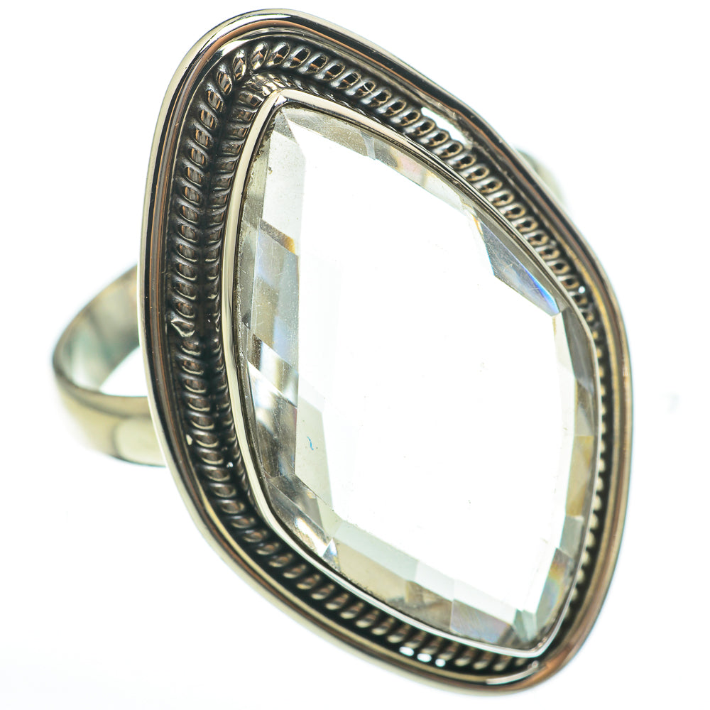 White Quartz Rings handcrafted by Ana Silver Co - RING60677
