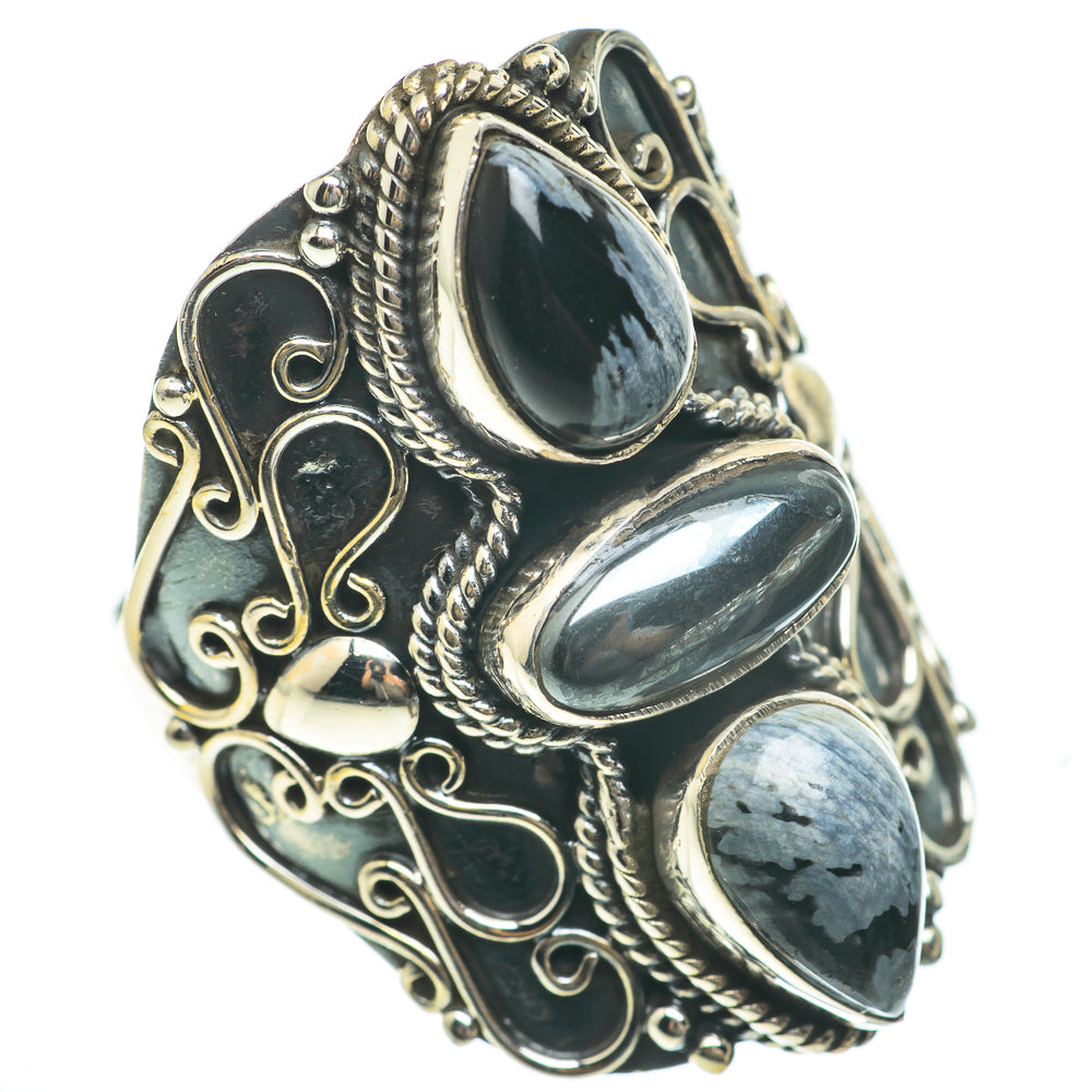 Hematite Rings handcrafted by Ana Silver Co - RING60709