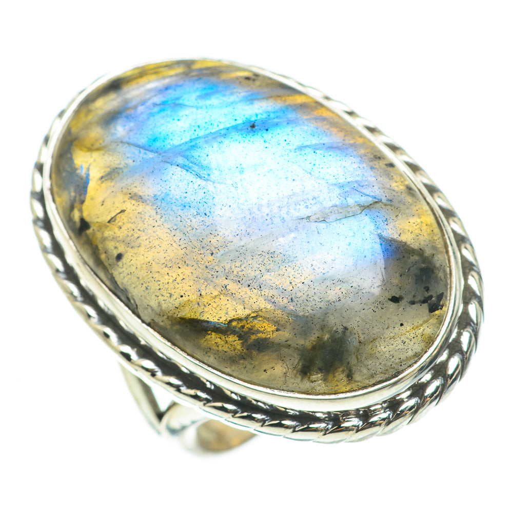 Labradorite Rings handcrafted by Ana Silver Co - RING60740