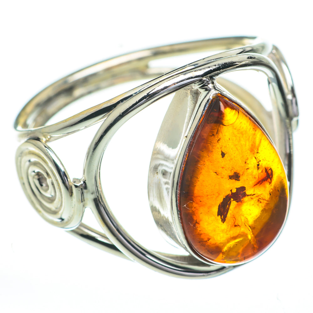 Baltic Amber Rings handcrafted by Ana Silver Co - RING60796