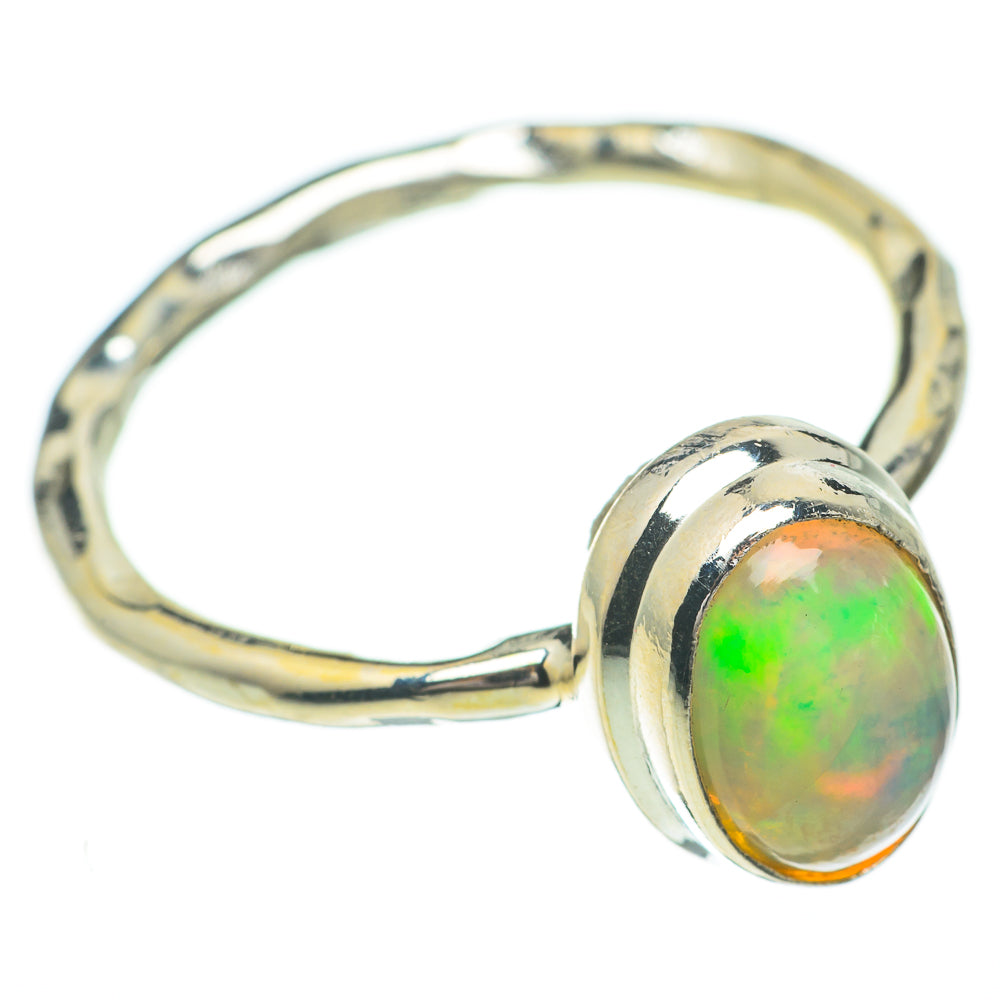 Ethiopian Opal Rings handcrafted by Ana Silver Co - RING60841
