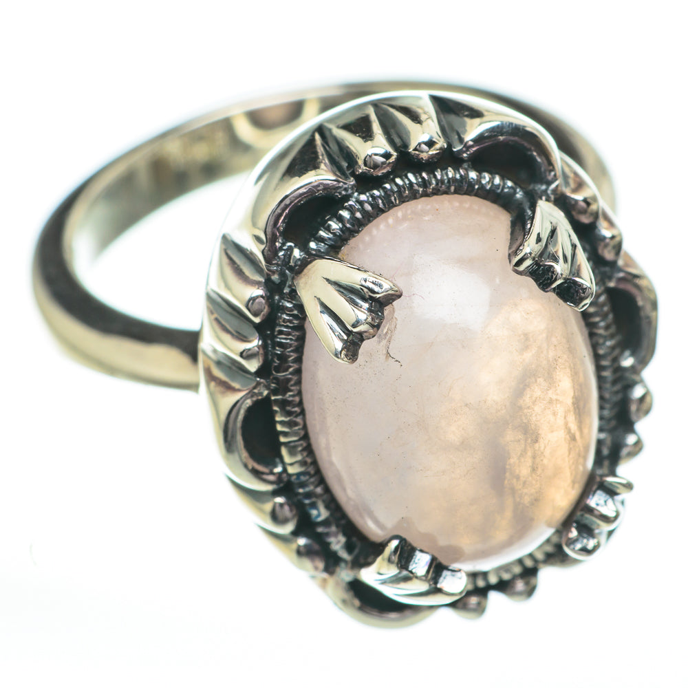 Rose Quartz Rings handcrafted by Ana Silver Co - RING60871
