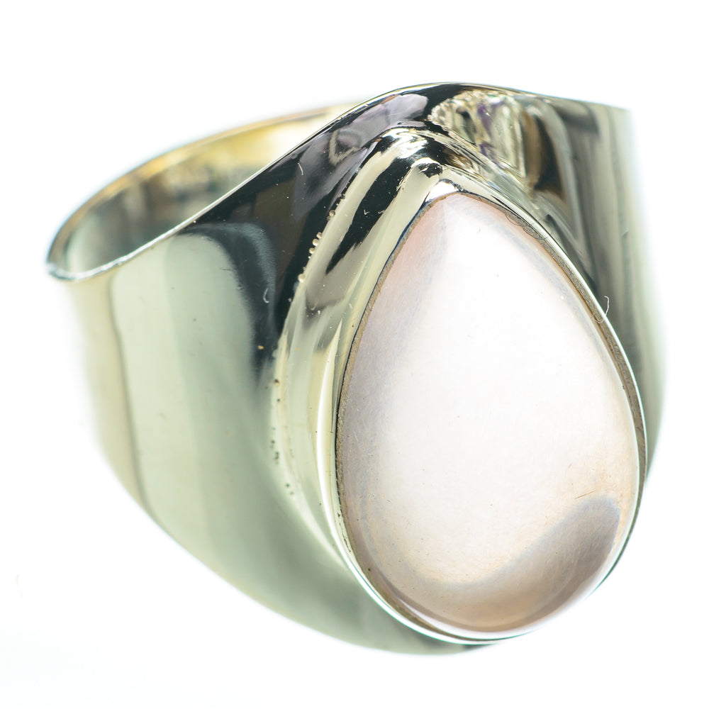 Rose Quartz Rings handcrafted by Ana Silver Co - RING60889