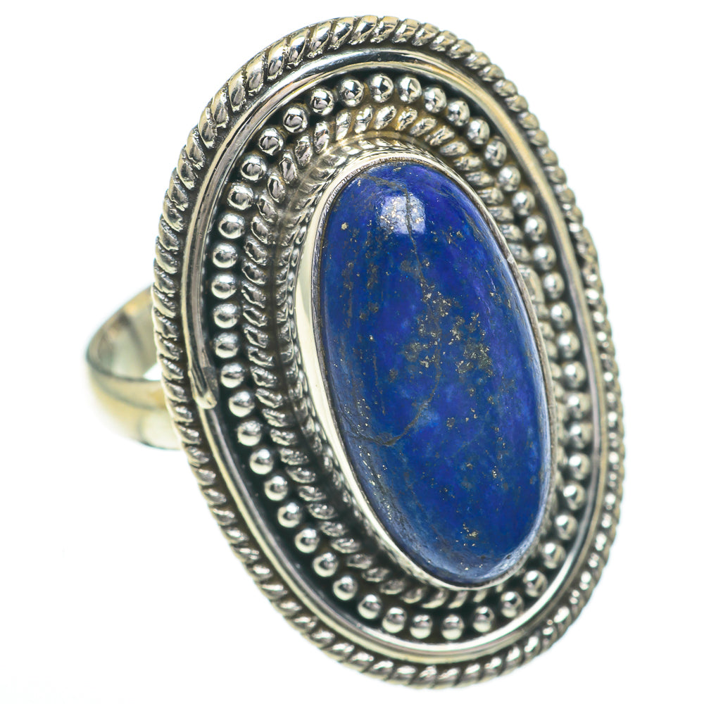 Lapis Lazuli Rings handcrafted by Ana Silver Co - RING60933