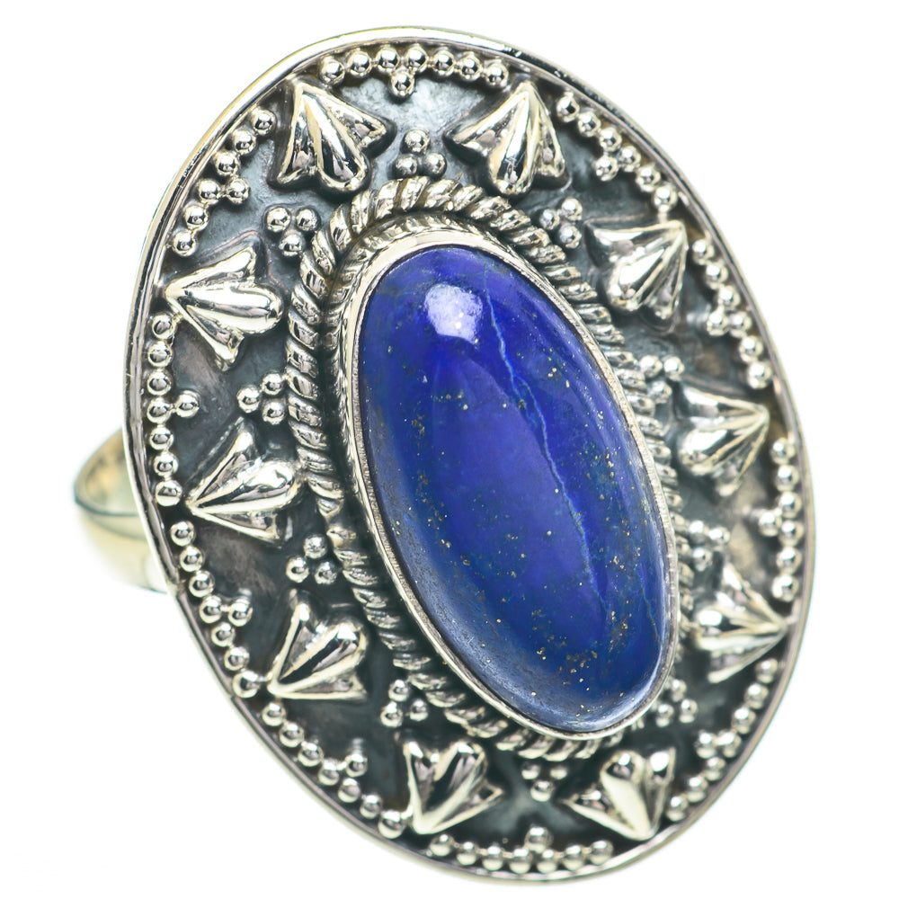 Lapis Lazuli Rings handcrafted by Ana Silver Co - RING60959
