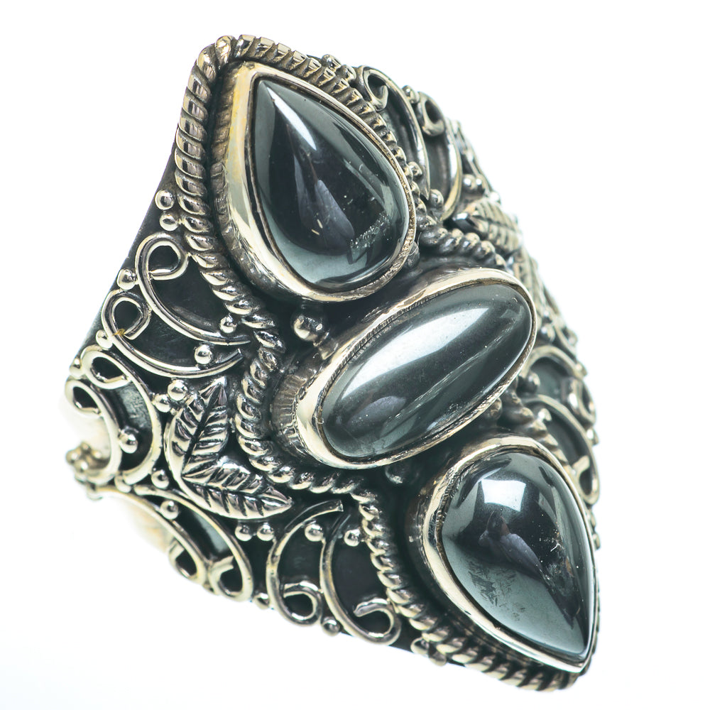 Hematite Rings handcrafted by Ana Silver Co - RING60986