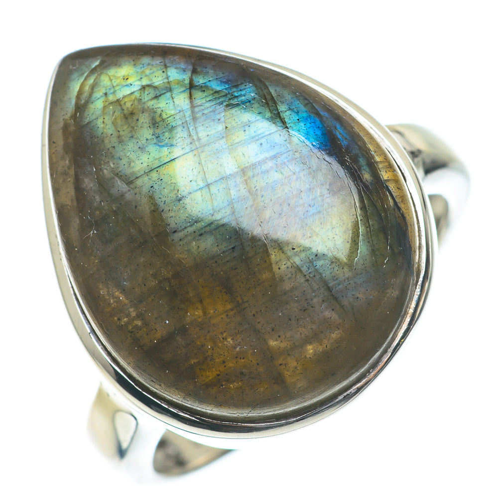 Labradorite Rings handcrafted by Ana Silver Co - RING61172