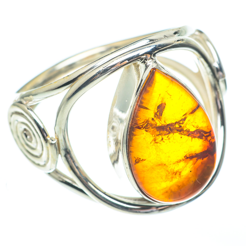 Baltic Amber Rings handcrafted by Ana Silver Co - RING61270