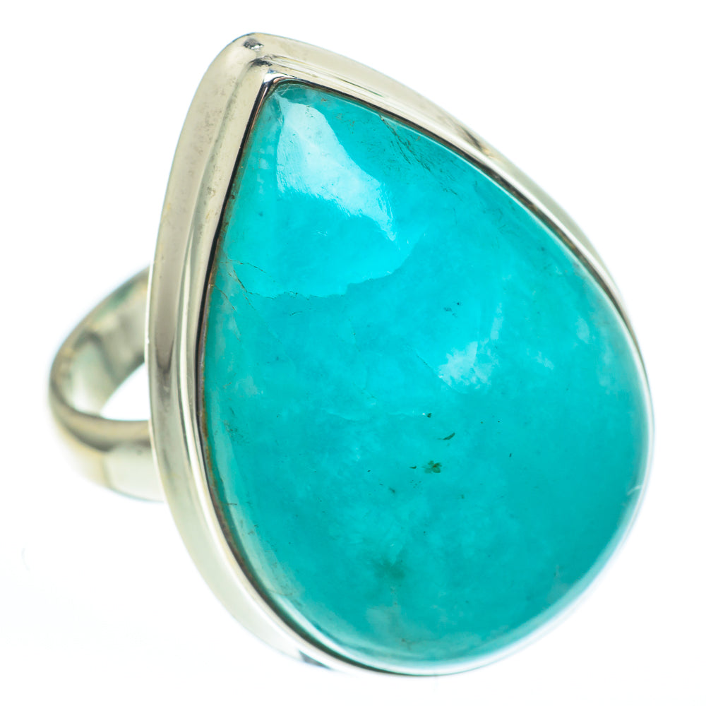 Peruvian Amazonite Rings handcrafted by Ana Silver Co - RING61298
