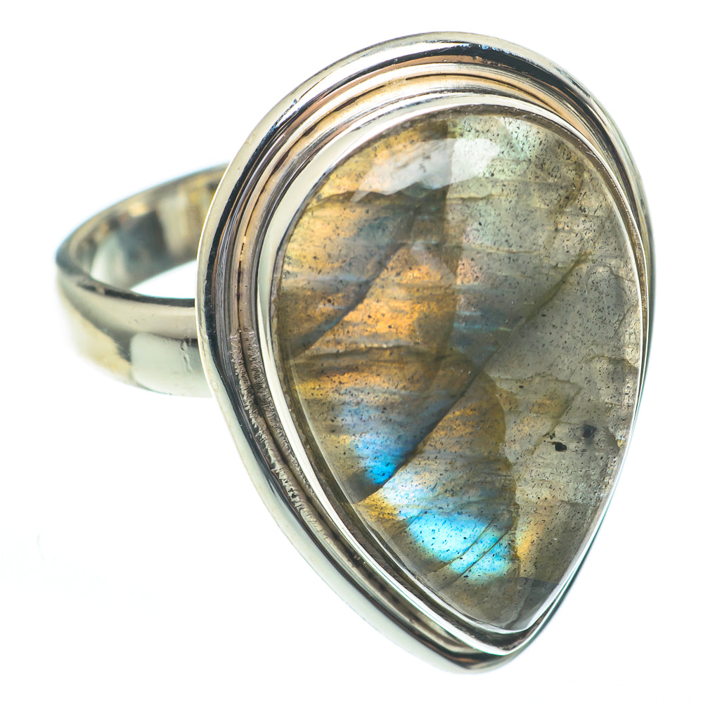 Labradorite Rings handcrafted by Ana Silver Co - RING61299
