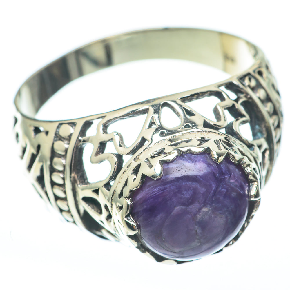 Charoite Rings handcrafted by Ana Silver Co - RING61306