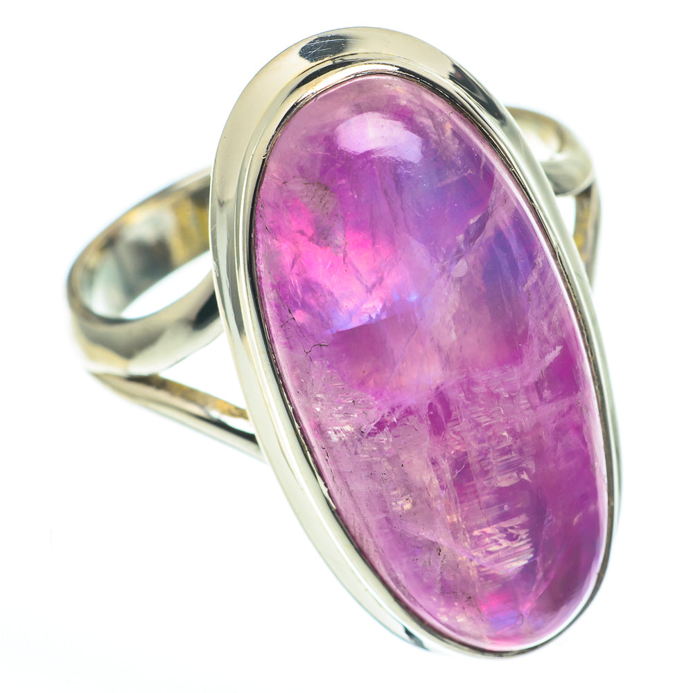 Pink Moonstone Rings handcrafted by Ana Silver Co - RING61328