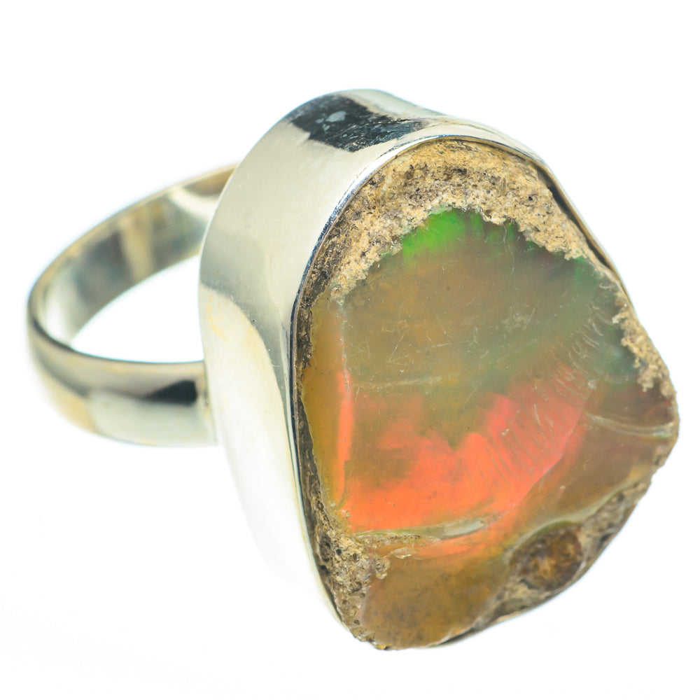 Ethiopian Opal Rings handcrafted by Ana Silver Co - RING61333