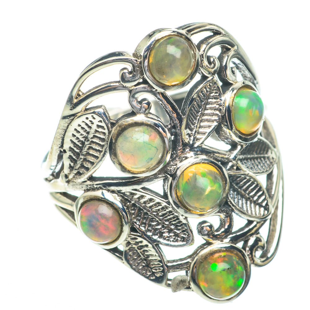 Ethiopian Opal Rings handcrafted by Ana Silver Co - RING61344