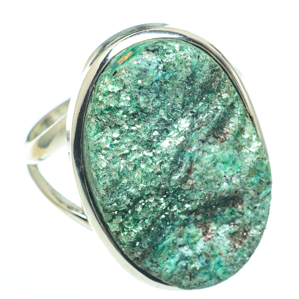 Green Fuchsite Rings handcrafted by Ana Silver Co - RING61356