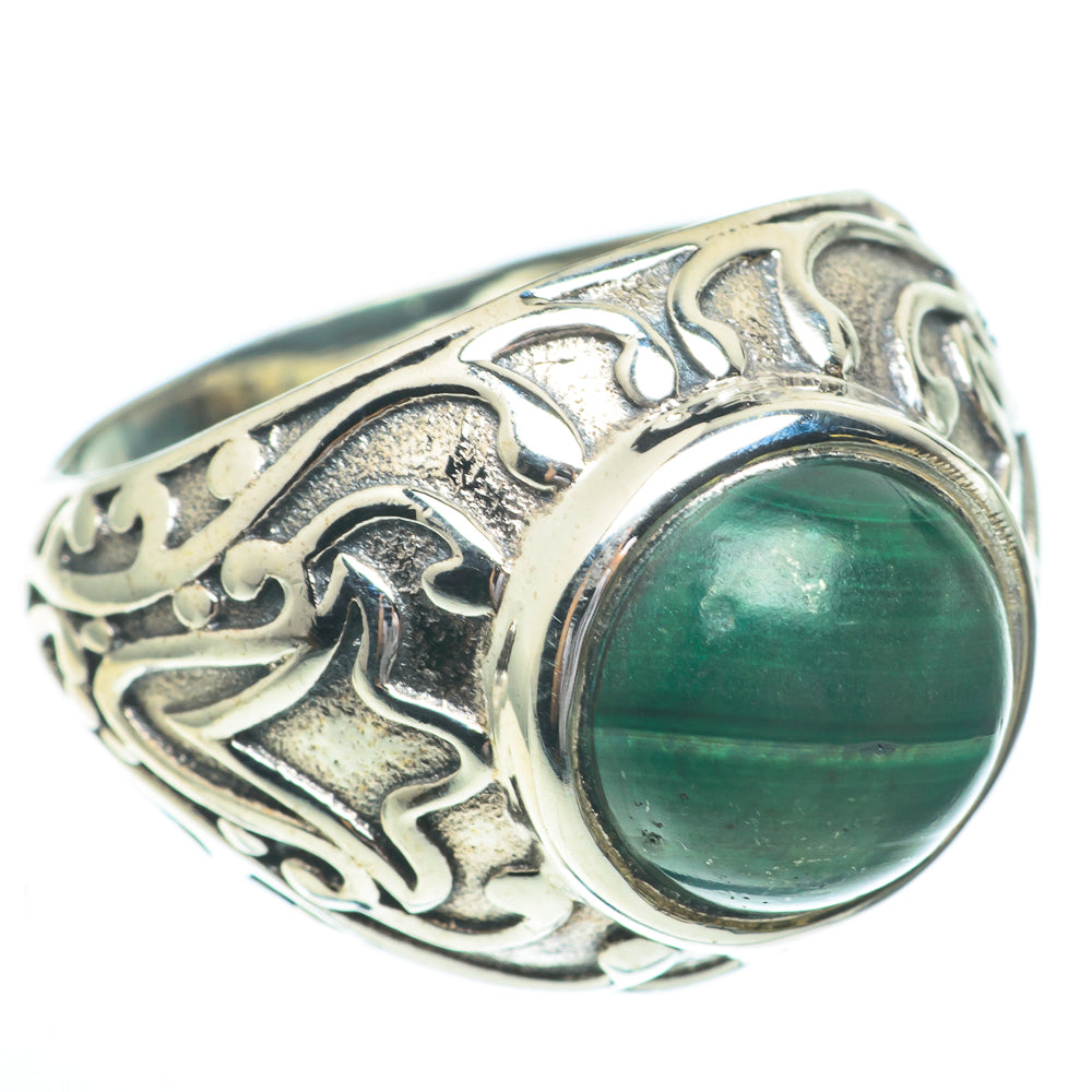 Malachite Rings handcrafted by Ana Silver Co - RING61363