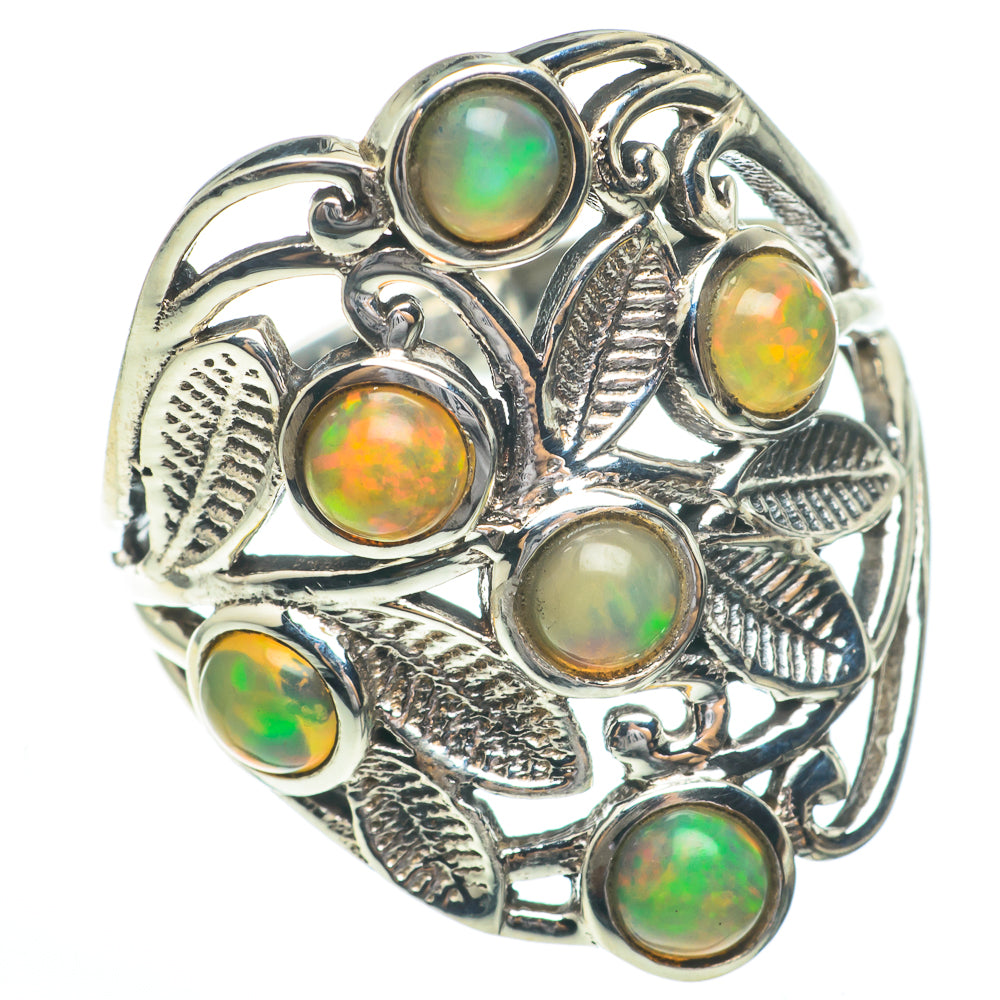 Ethiopian Opal Rings handcrafted by Ana Silver Co - RING61366