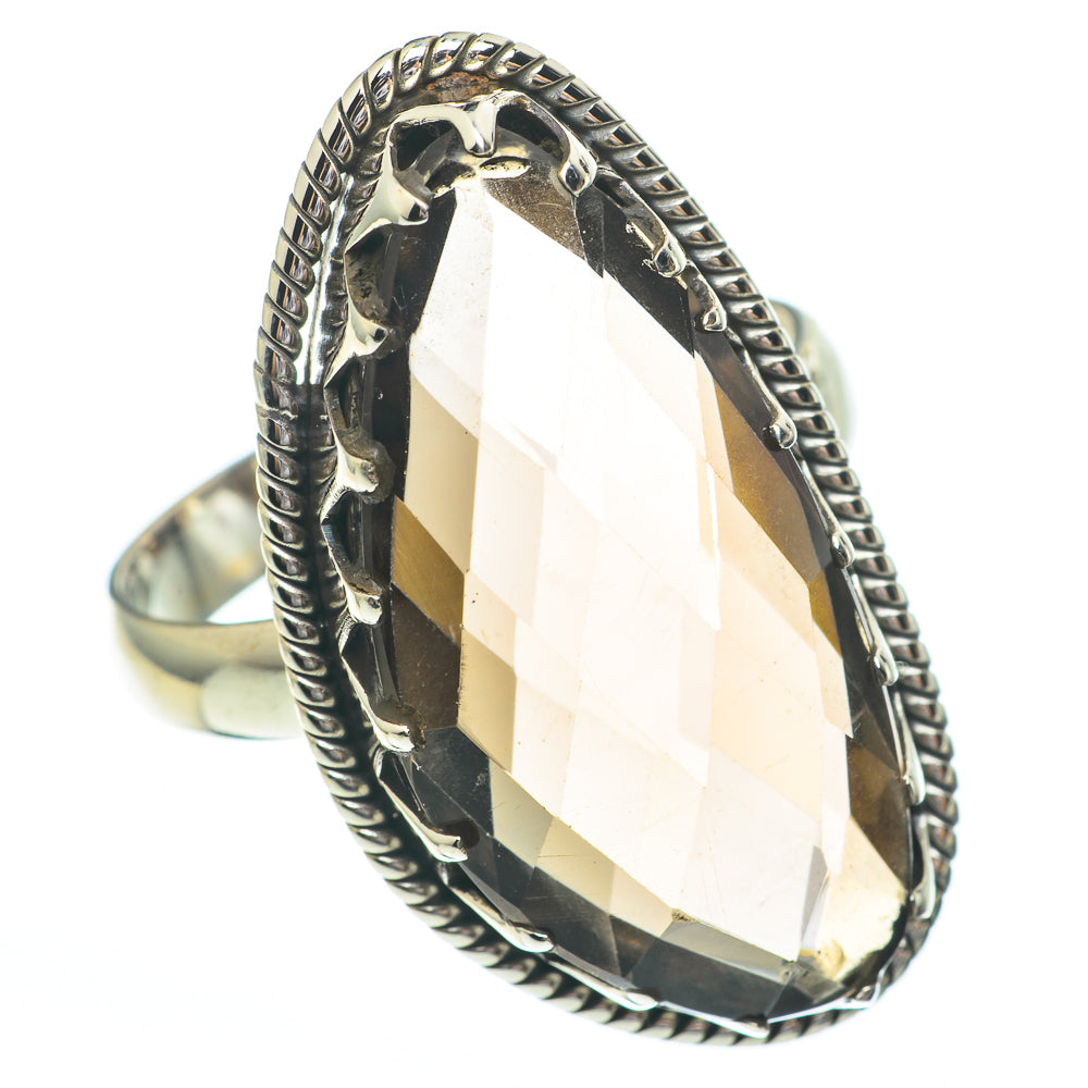 Smoky Quartz Rings handcrafted by Ana Silver Co - RING61431