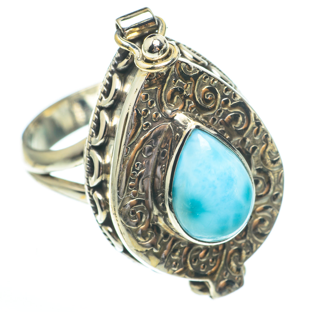 Larimar Rings handcrafted by Ana Silver Co - RING61494
