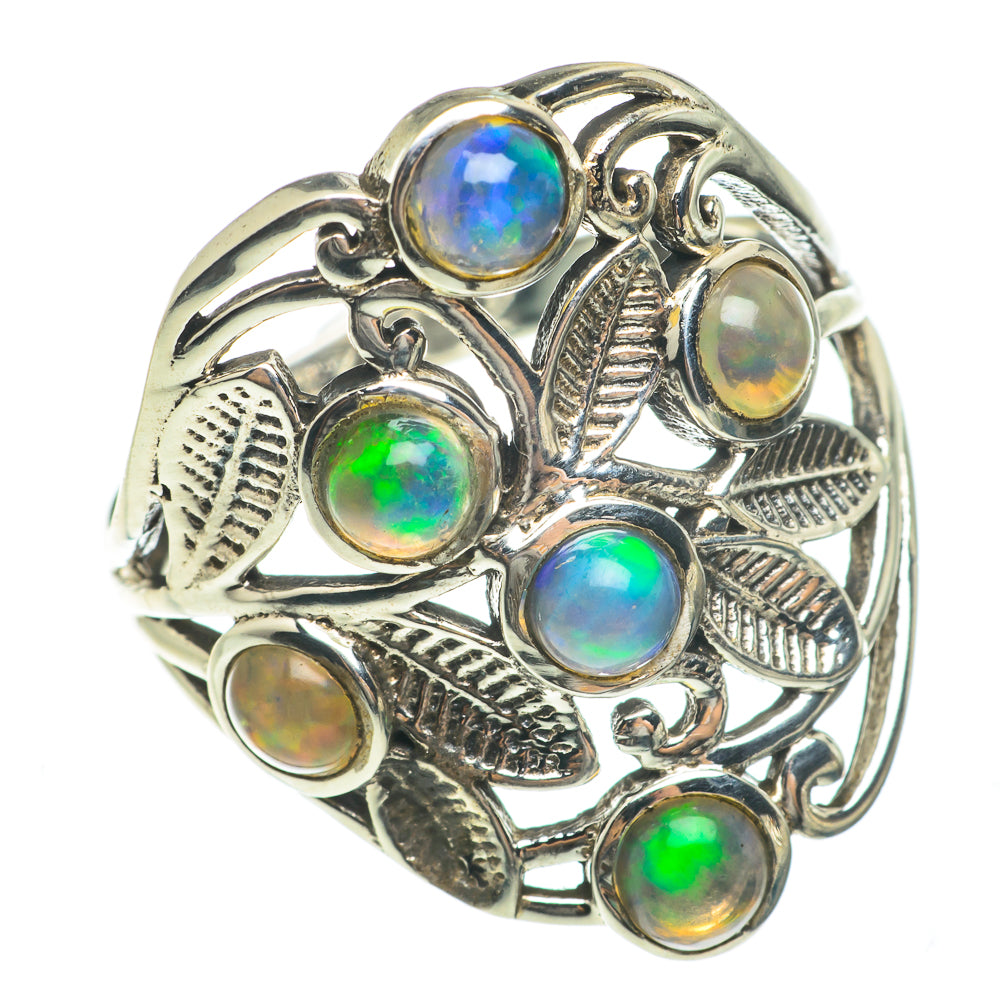 Ethiopian Opal Rings handcrafted by Ana Silver Co - RING61575