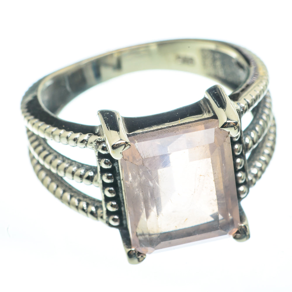Rose Quartz Rings handcrafted by Ana Silver Co - RING61640