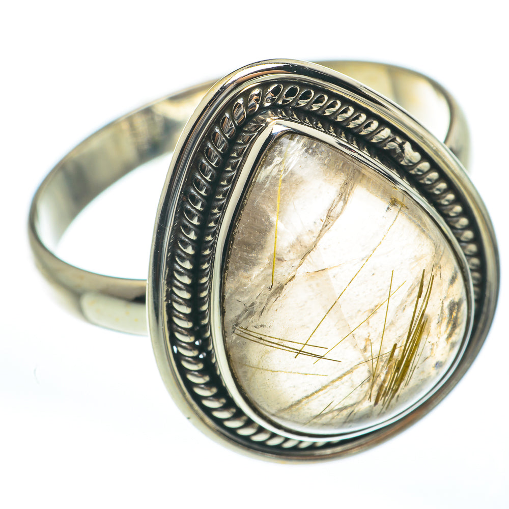 Rutilated Quartz Rings handcrafted by Ana Silver Co - RING61647