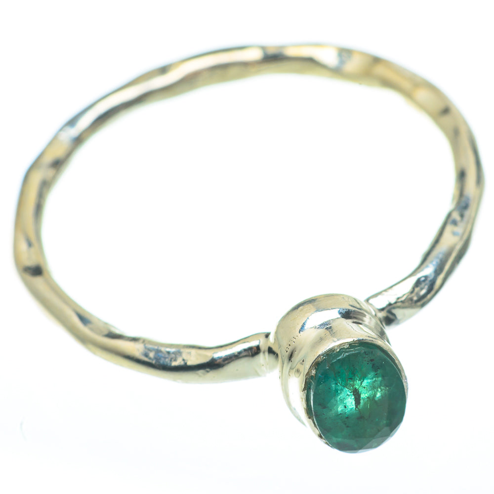 Zambian Emerald Rings handcrafted by Ana Silver Co - RING61749