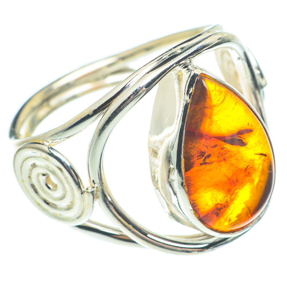 Baltic Amber Rings handcrafted by Ana Silver Co - RING61802