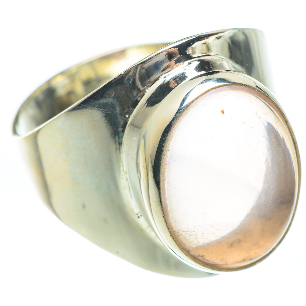 Rose Quartz Rings handcrafted by Ana Silver Co - RING61836
