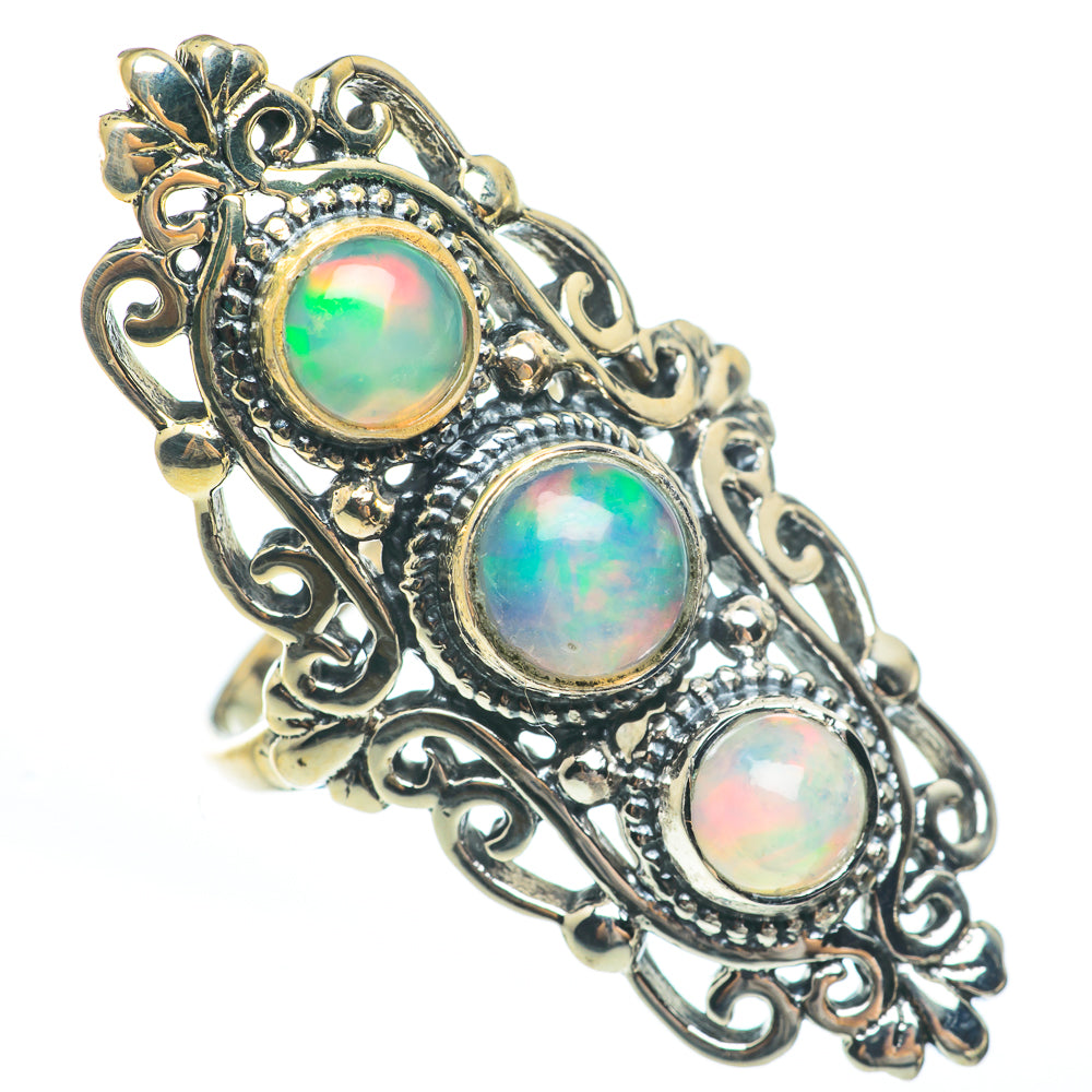 Ethiopian Opal Rings handcrafted by Ana Silver Co - RING61917