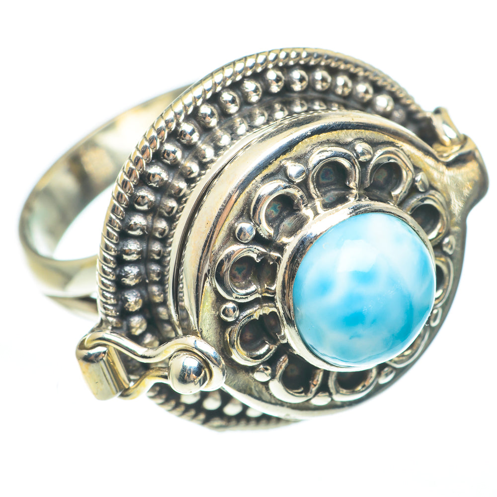 Larimar Rings handcrafted by Ana Silver Co - RING61926