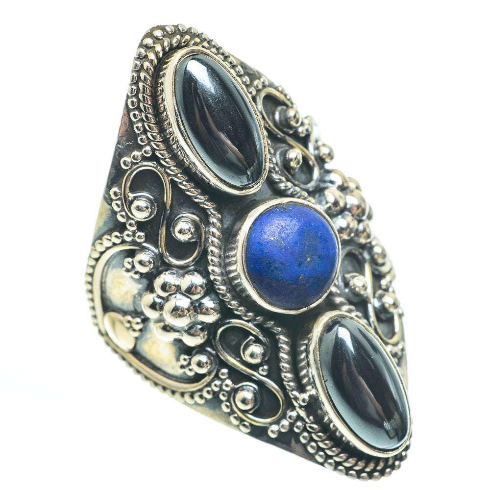 Lapis Lazuli Rings handcrafted by Ana Silver Co - RING61945