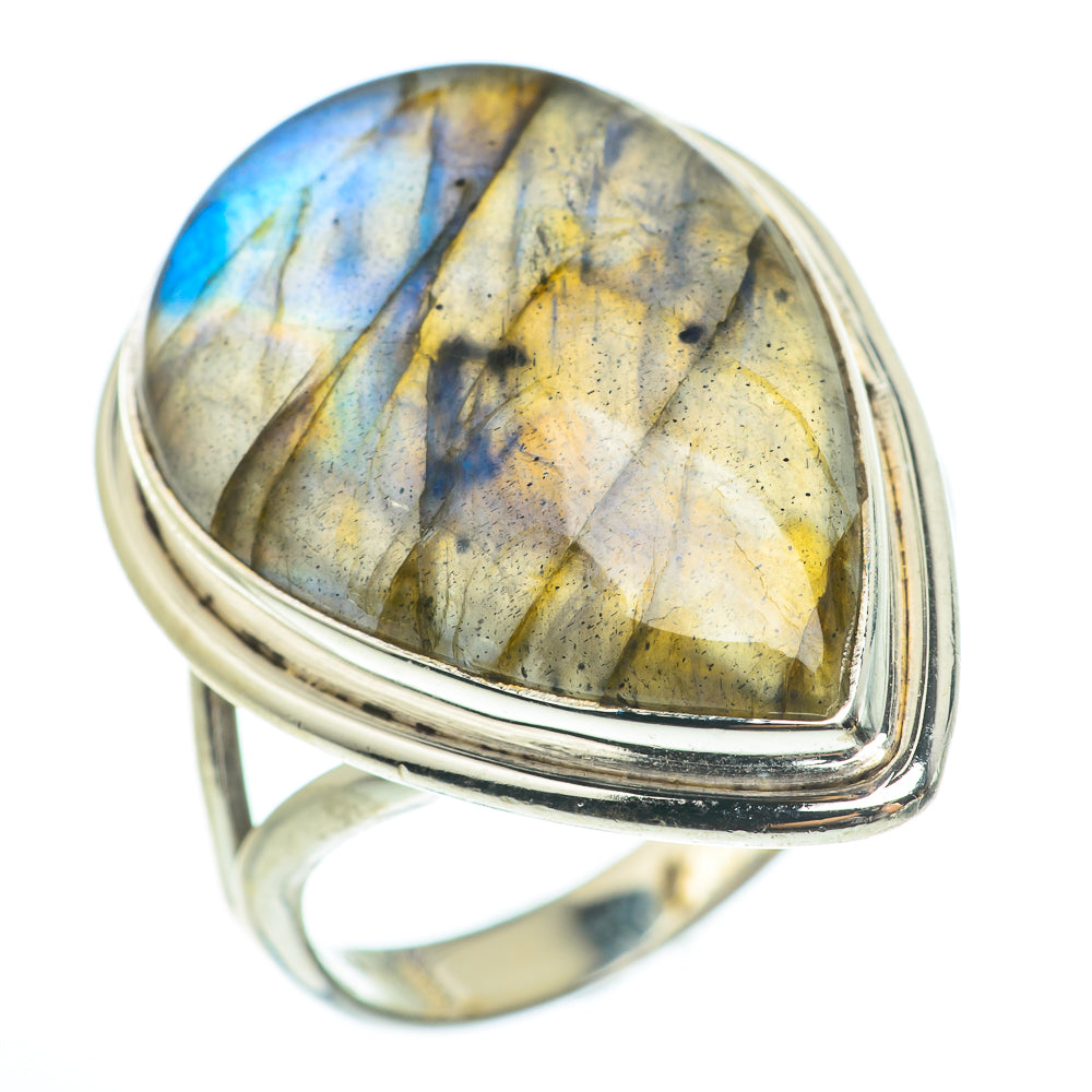 Labradorite Rings handcrafted by Ana Silver Co - RING61948