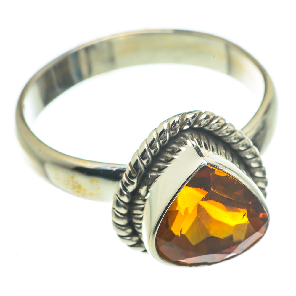 Mandarin Citrine Rings handcrafted by Ana Silver Co - RING61963