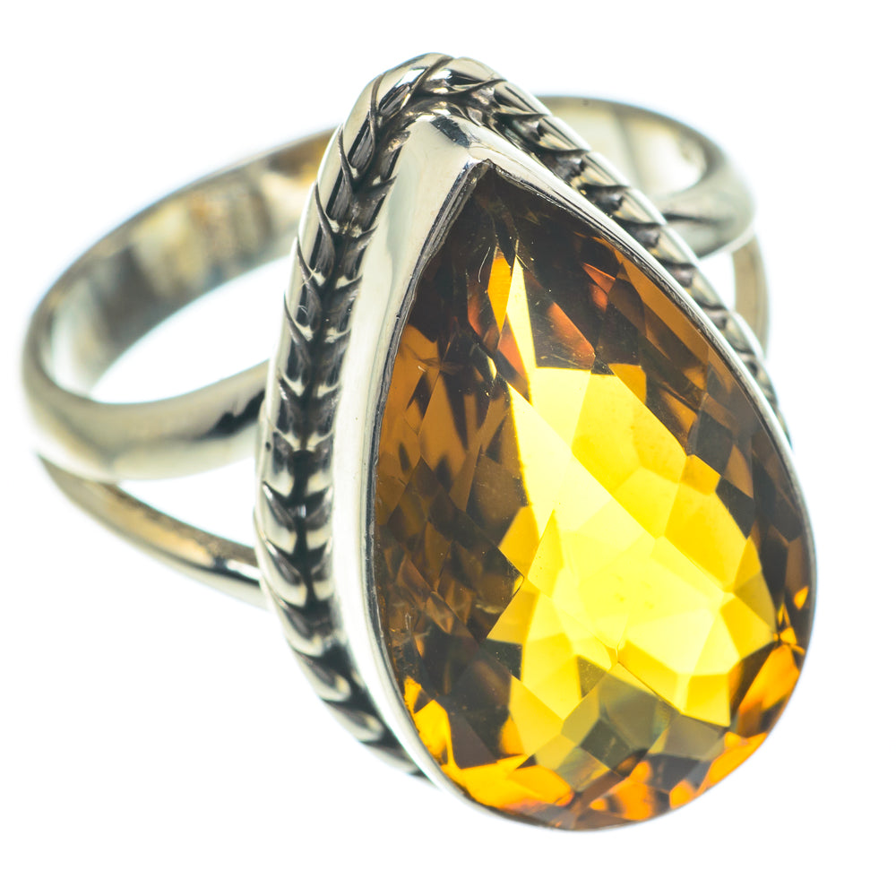 Mandarin Citrine Rings handcrafted by Ana Silver Co - RING61998