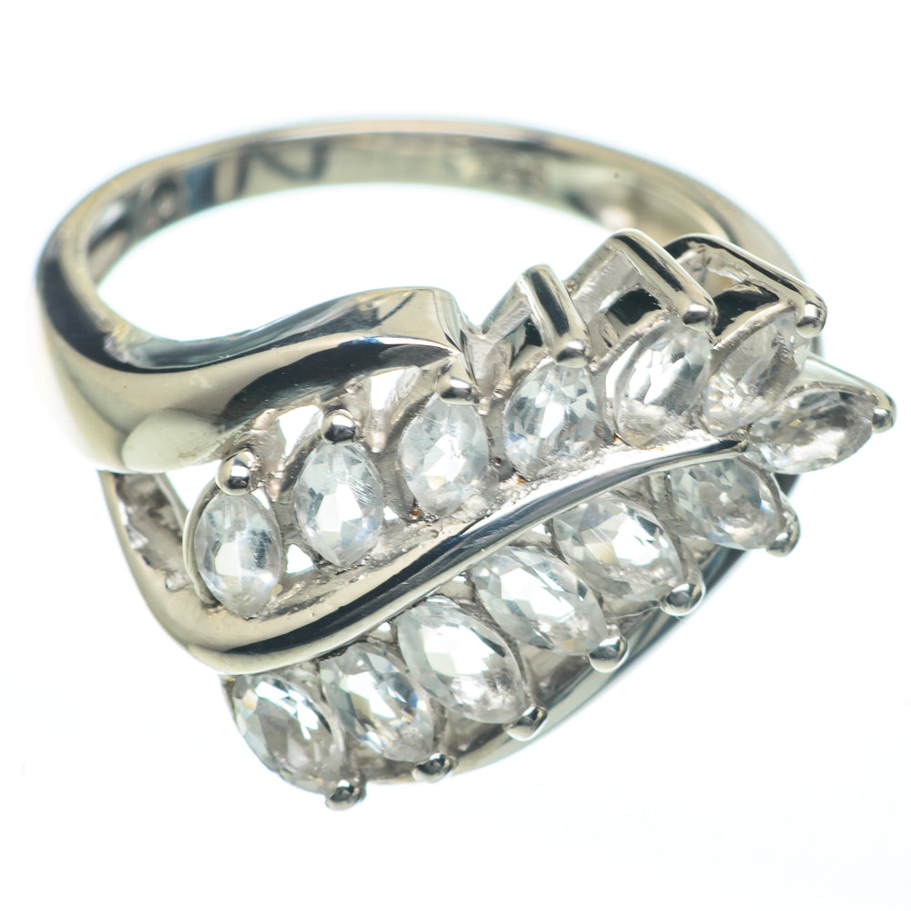 White Quartz Rings handcrafted by Ana Silver Co - RING62012