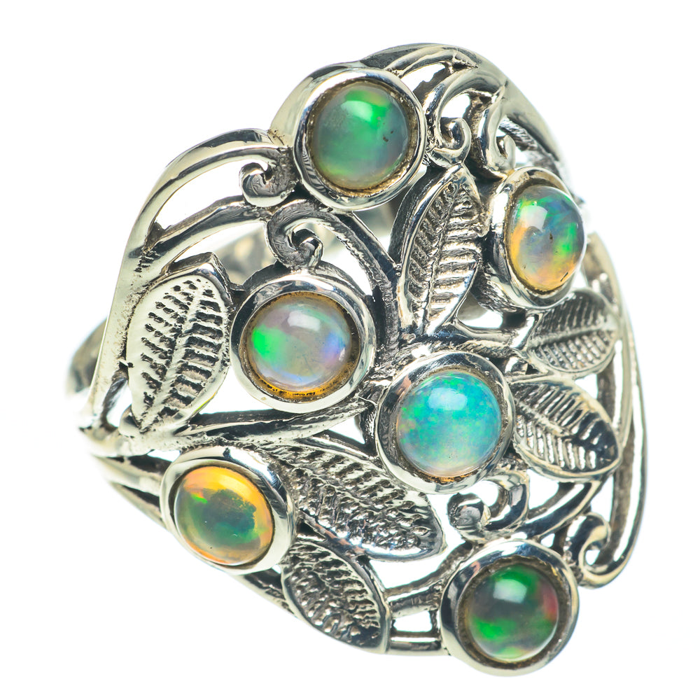Ethiopian Opal Rings handcrafted by Ana Silver Co - RING62049