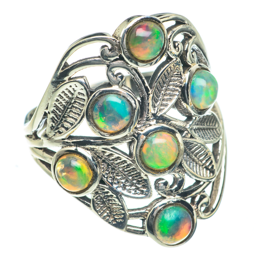 Ethiopian Opal Rings handcrafted by Ana Silver Co - RING62085