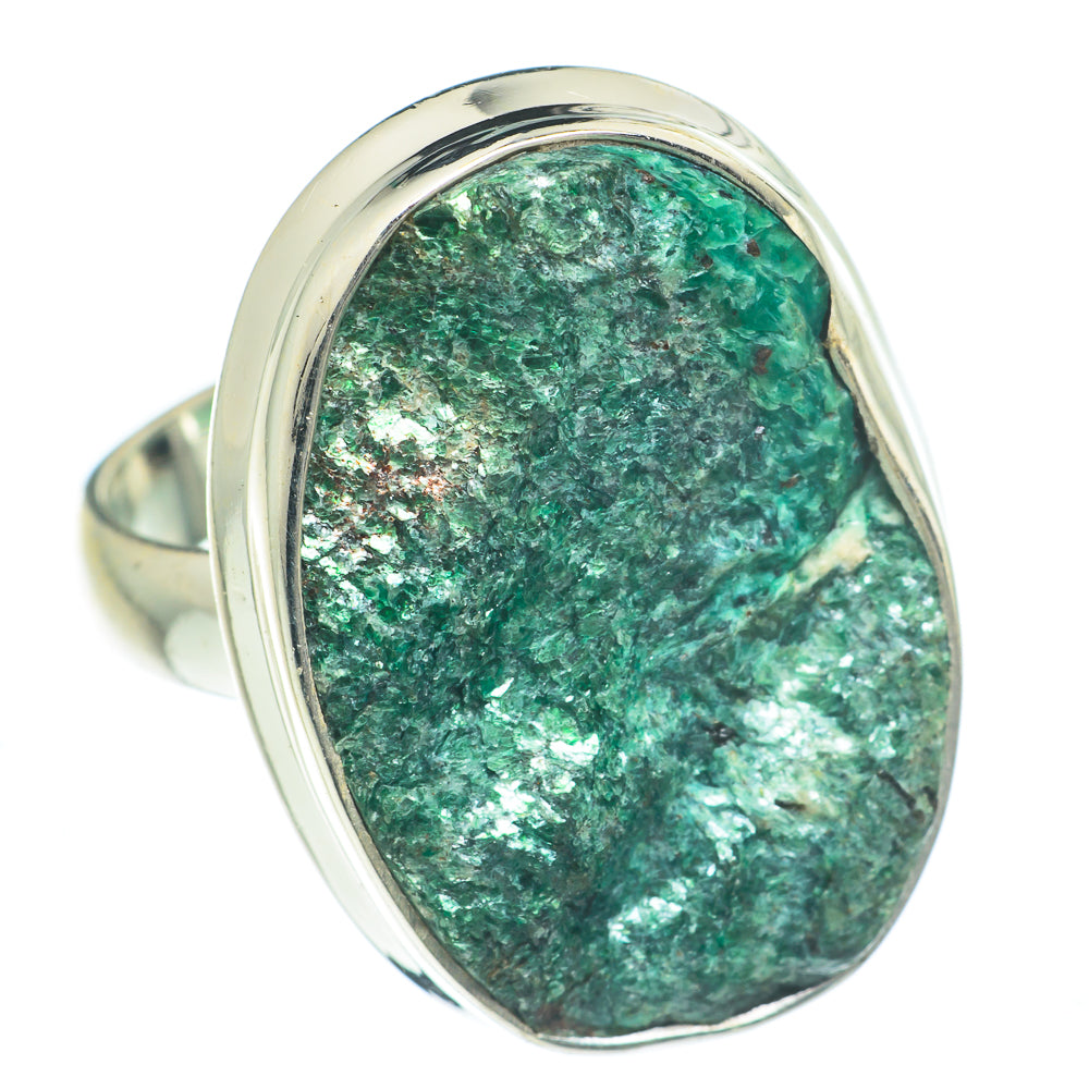 Green Fuchsite Rings handcrafted by Ana Silver Co - RING62095
