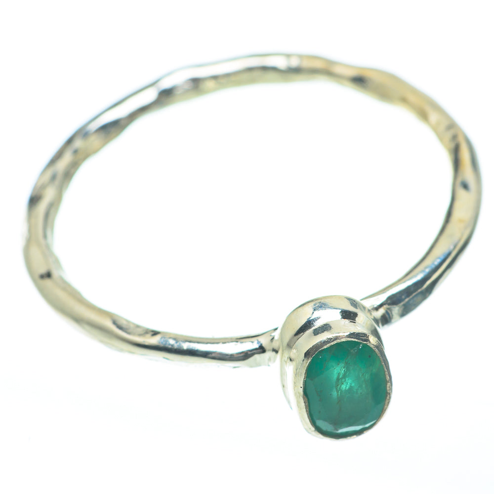 Zambian Emerald Rings handcrafted by Ana Silver Co - RING62127
