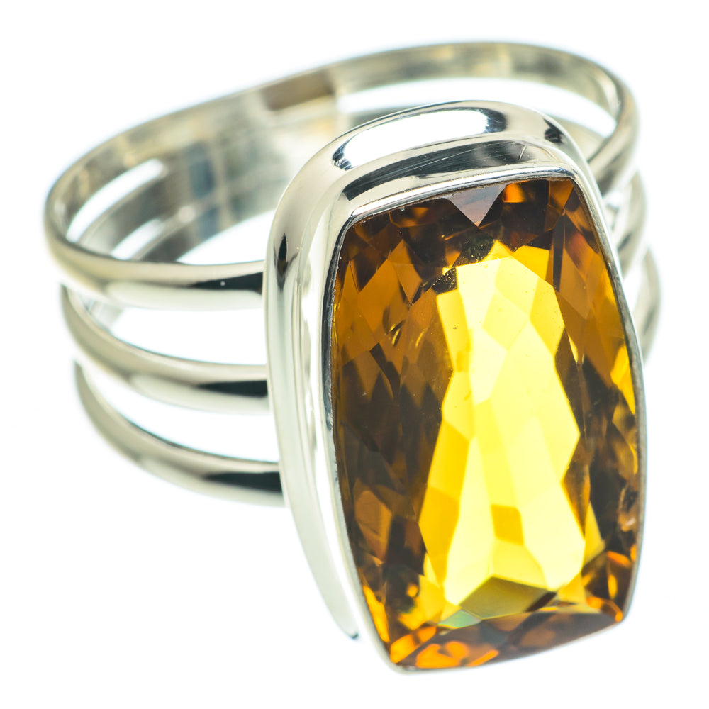 Mandarin Citrine Rings handcrafted by Ana Silver Co - RING62129