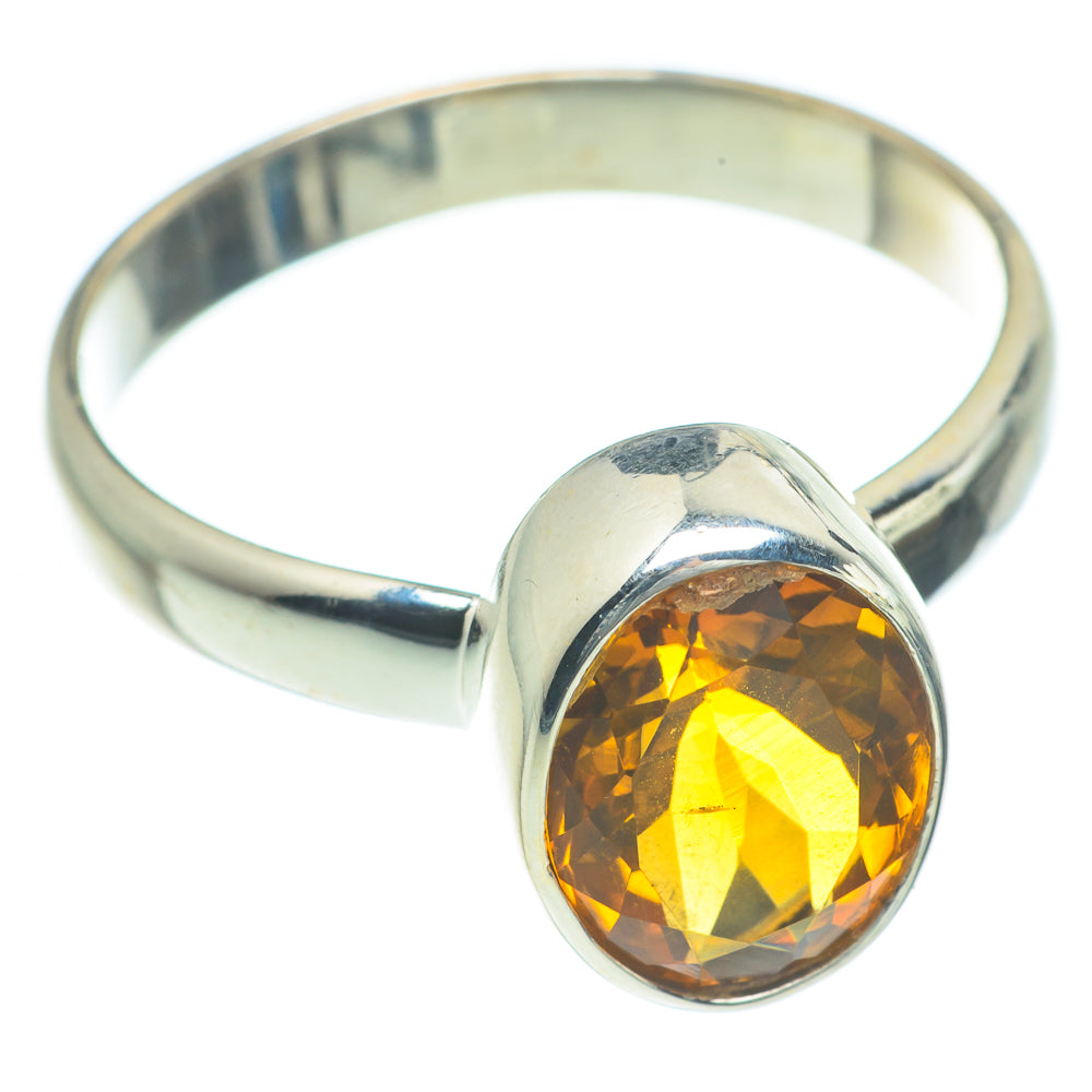 Mandarin Citrine Rings handcrafted by Ana Silver Co - RING62181