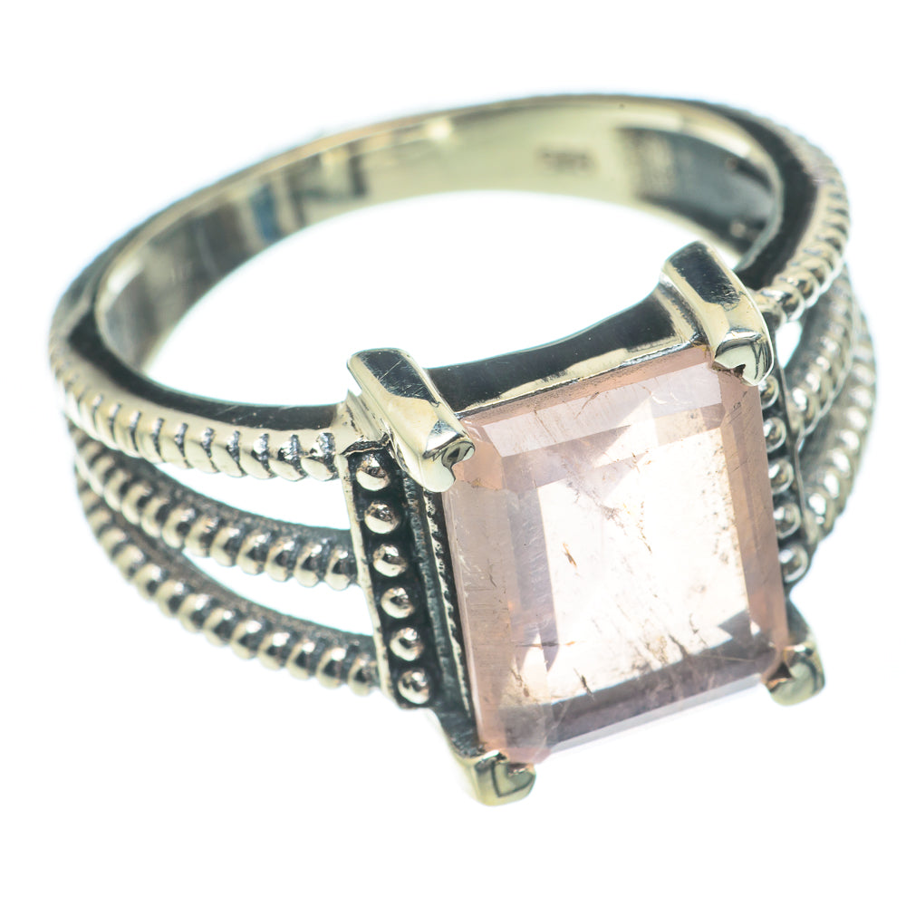 Rose Quartz Rings handcrafted by Ana Silver Co - RING62183