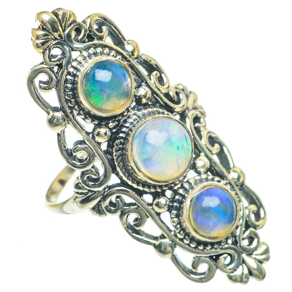 Ethiopian Opal Rings handcrafted by Ana Silver Co - RING62331