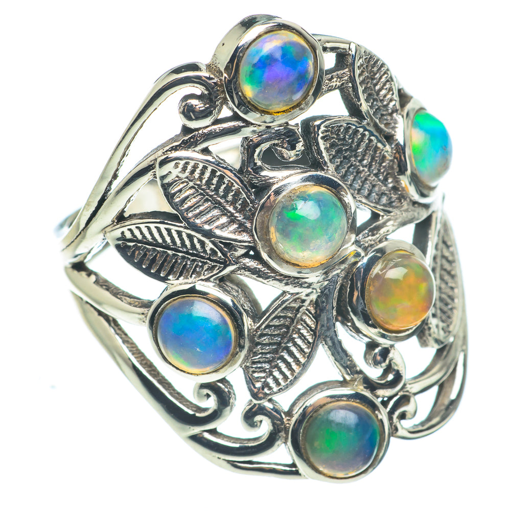 Ethiopian Opal Rings handcrafted by Ana Silver Co - RING62383