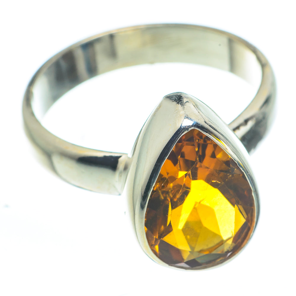 Mandarin Citrine Rings handcrafted by Ana Silver Co - RING62400